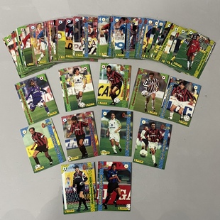 足球球星卡 帕尼尼 1996意甲系列 日版球员全套共87张巴乔 巴蒂等
