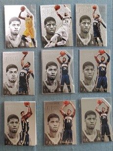 步行者队保罗乔治银蚀刻特卡专场 篮球NBA球星卡 帕尼尼 Intrigue