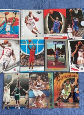 NBA球星卡 TOPPS公司出品 CHAUNCEY BILLUPS 比卢普斯 普特卡专场