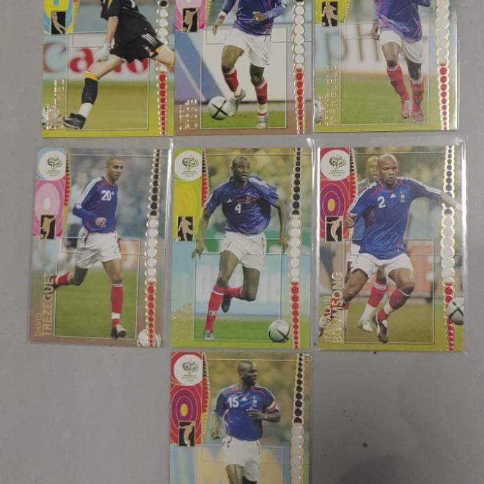 足球球星卡 帕尼尼公司PANINI 2006世界杯法国队全套及单卡图拉姆