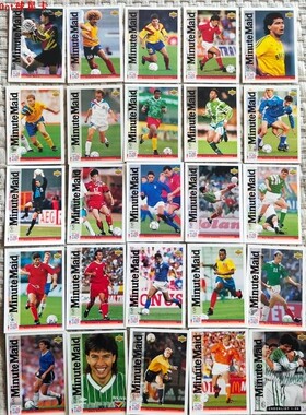 足球球星卡 1994美国世界杯全套25张及单卡 巴乔罗马里奥博格坎普