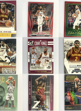凯里欧文球星卡专集(300种)NBA篮球 IRVING折射限量 帕尼尼 topps