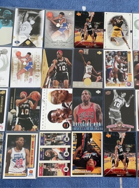 正版篮球NBA球星卡 美国亚德ud出品 rodman罗德曼普卡及特卡