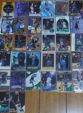 NBA球星卡 fleer公司 森林狼队  凯文加内特 Kevin garnett 专集2