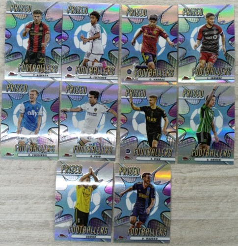 足球球星卡TOPPS Finest 2023 镭射PRIZED特卡 美国足球大联盟MLS