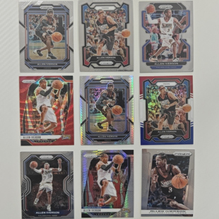 艾弗森 nba球星卡 帕尼尼prizm系列 ALLEN IVERSON篮球普特限量卡