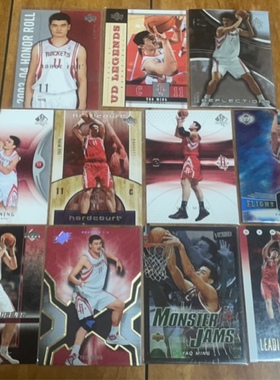 篮球nba球星卡美国亚德公司 UD 出品火箭队 姚明 普特卡 限量专集