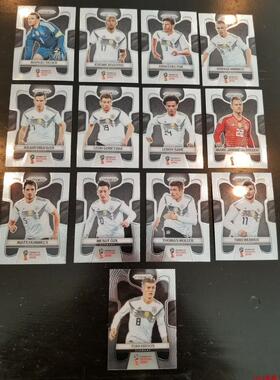 足球球星卡 帕尼尼 prizm正式版 2018世界杯 德国队 韦尔纳新秀卡