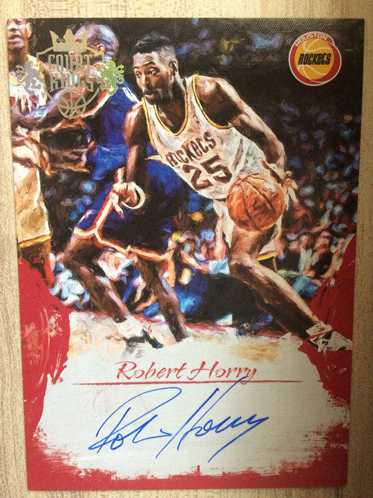 正版NBA球星卡 PANINI 油画大卡签字卡尺寸为普通卡的4倍大签名卡