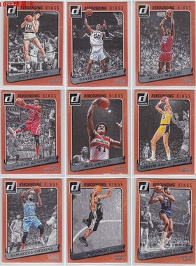 篮球收藏NBA球星卡帕尼尼2015-16 donruss系列REBOUNDING油画特卡