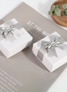 新款蝴蝶结饰品包装盒项链戒指耳