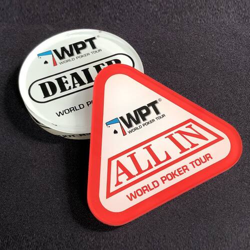 庄码庄片庄牌国际专业赛事德州扑克庄码DEALERALLIN（WPT）