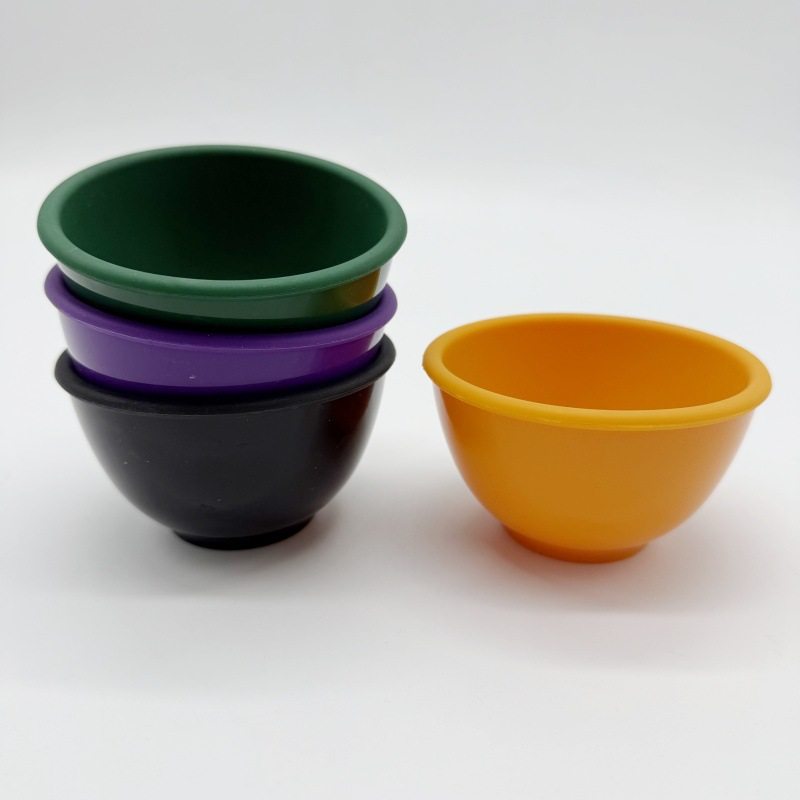 牙科义齿材料橡皮碗印模材石膏调拌碗搅拌碗耐高温牙科橡皮碗口腔