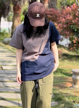 【官网折扣】KAPITAL JAPA平田和宏蜡染刺绣日系男女圆领T恤短袖