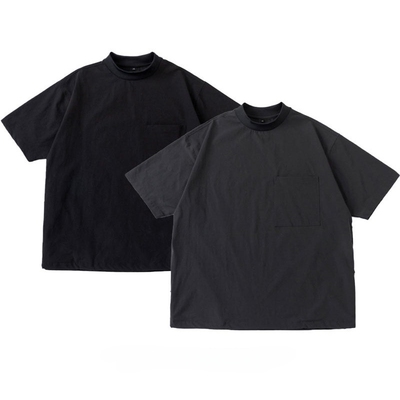 【品牌折扣】BEAMS NNDS短袖T恤男女夏机能防水宽松休闲防皱立领