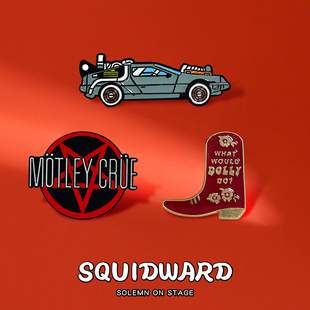 克鲁小丑欧美乐队胸针徽章motley crue摇滚金属嘻哈周边衣服背包
