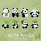 可爱中国风熊猫胸针国粹卡通国宝徽章纪念品礼物衣服个性 挂饰配饰