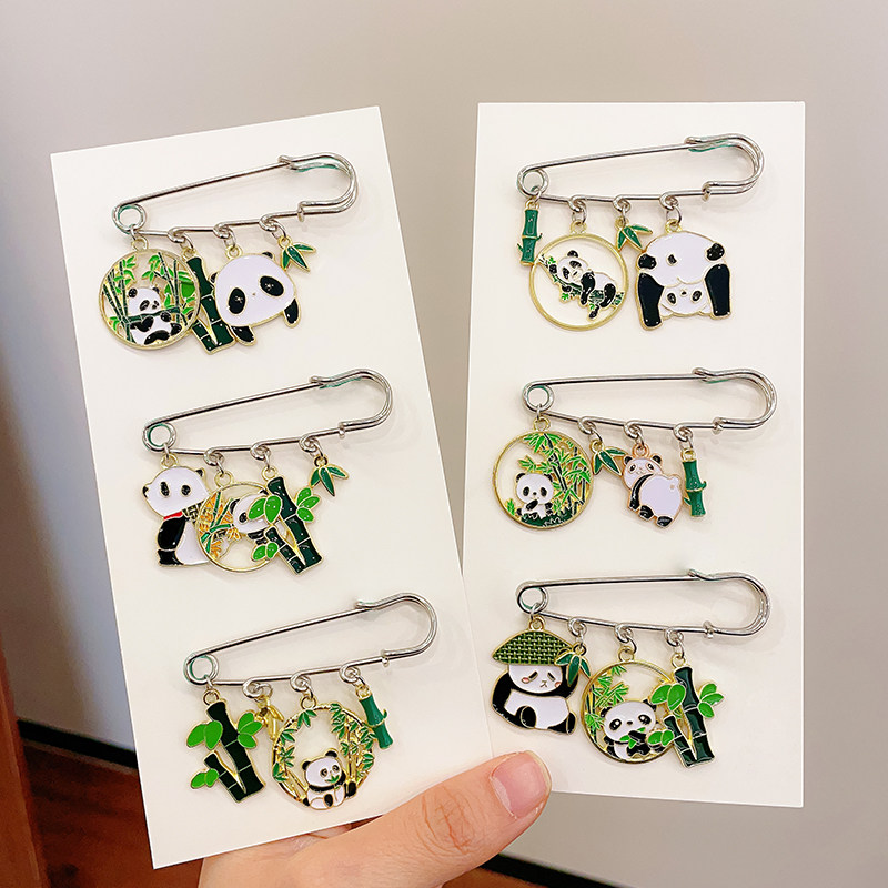 熊猫别针胸针书包装饰裤子收腰神器中国风国宝送老外纪念品礼物,饰品/流行首饰/时尚饰品新,胸针,淘宝优惠券,粉丝福利购,淘宝优惠卷