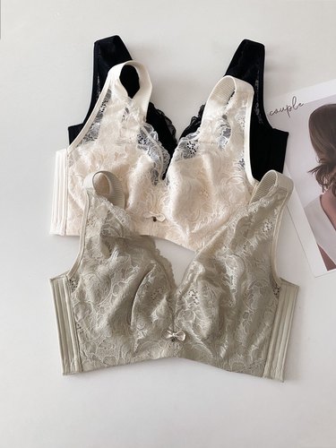 薄棉款软钢圈聚拢侧收调整型内衣