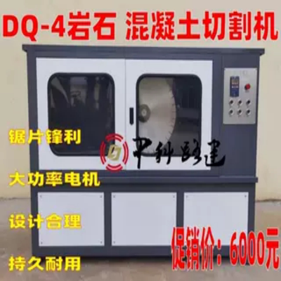 双刀自动岩石切割机 电动芯样锯石机磨平机 全自动岩石专用切割机