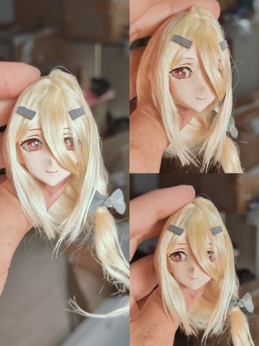1/6少女前线g36k安朵丝女兵人可动眼头雕植发可接包胶素体