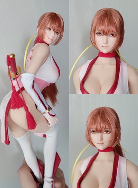 【现货】1/6死或生doa霞格斗女兵人super duck set073整套人偶