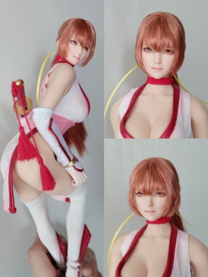 【现货】1/6死或生doa霞格斗女兵人super duck set073整套人偶