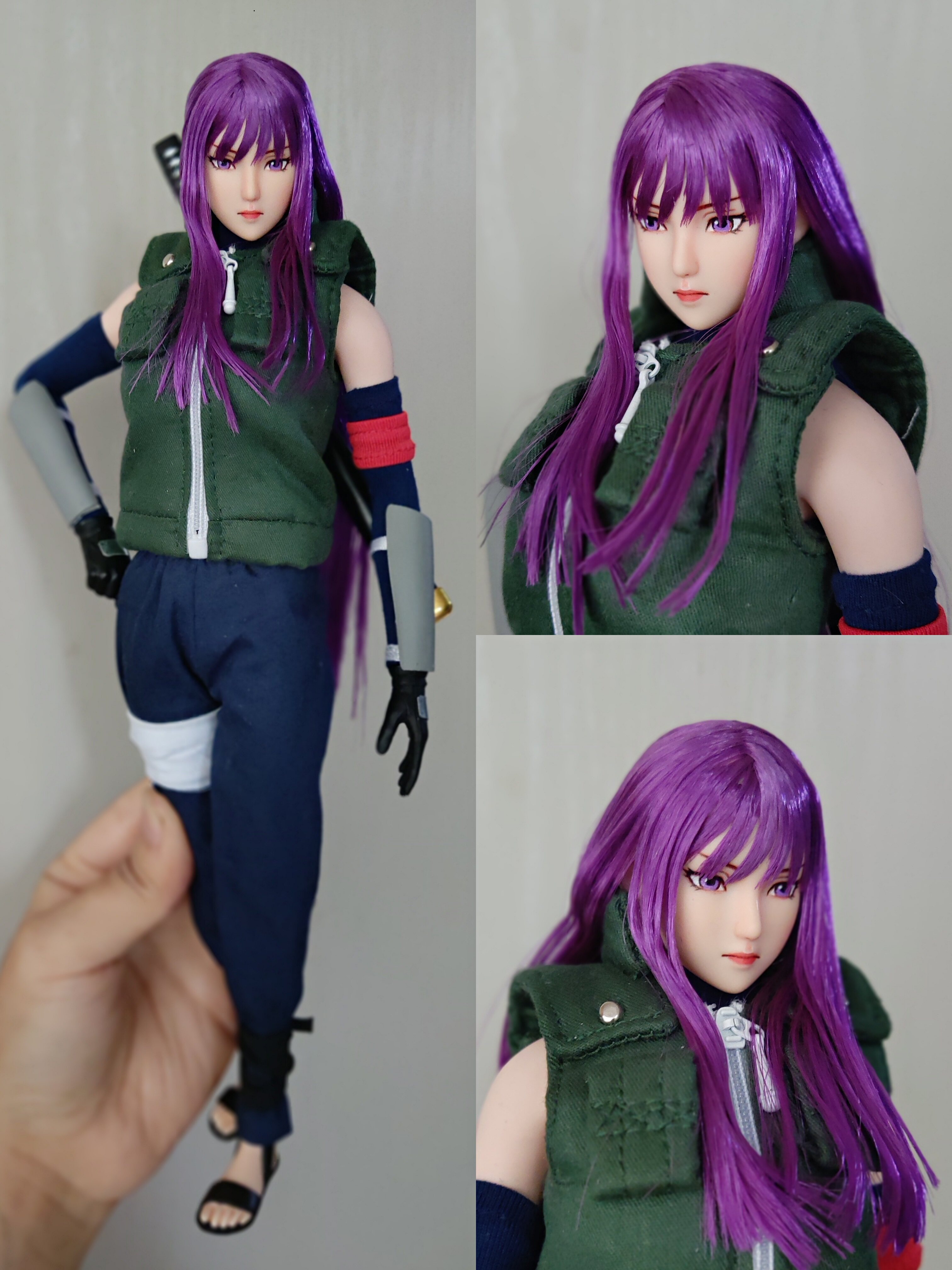 火影忍者 火之国暗部 卯月夕颜 兵人模型可动公仔