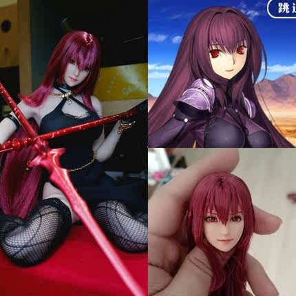 FGO 师匠斯卡哈 头雕 可配tbleague 岚素体 ud ld nd素体