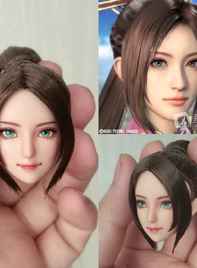 真三国无双8 貂蝉 2.0 ver.ob 1/6 女兵人 头雕 phicen UD 岚素体