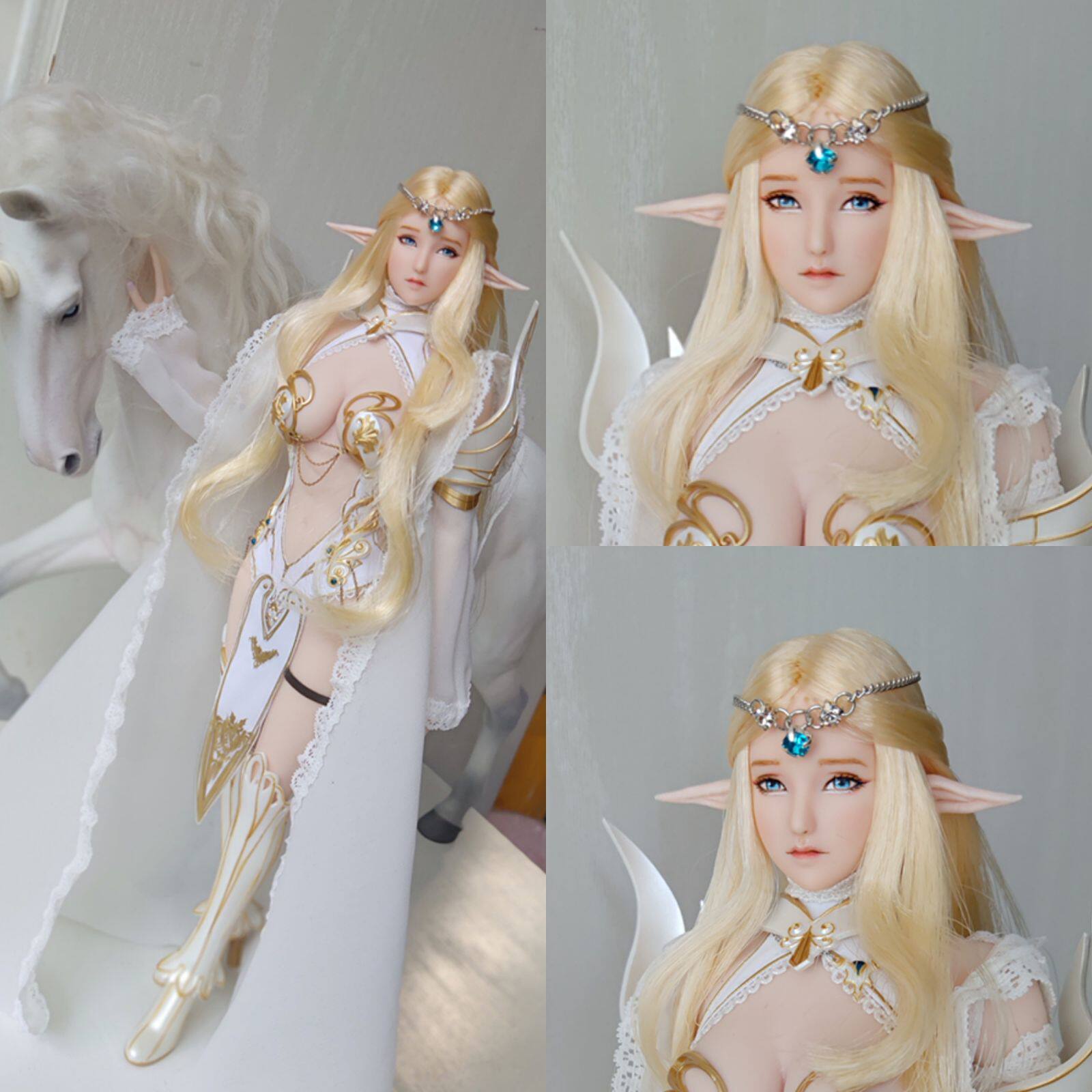 路西法lucifer 1/6 可动人偶 精灵入世 精灵女王 独角兽