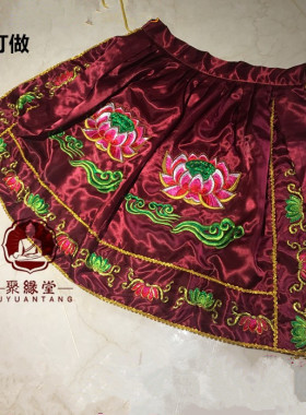 神像披风观音斗篷刺绣大花披肩