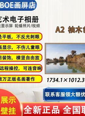 BOE/京东方75英寸A2电子相册轻薄高清艺术挂墙显示屏数字标牌