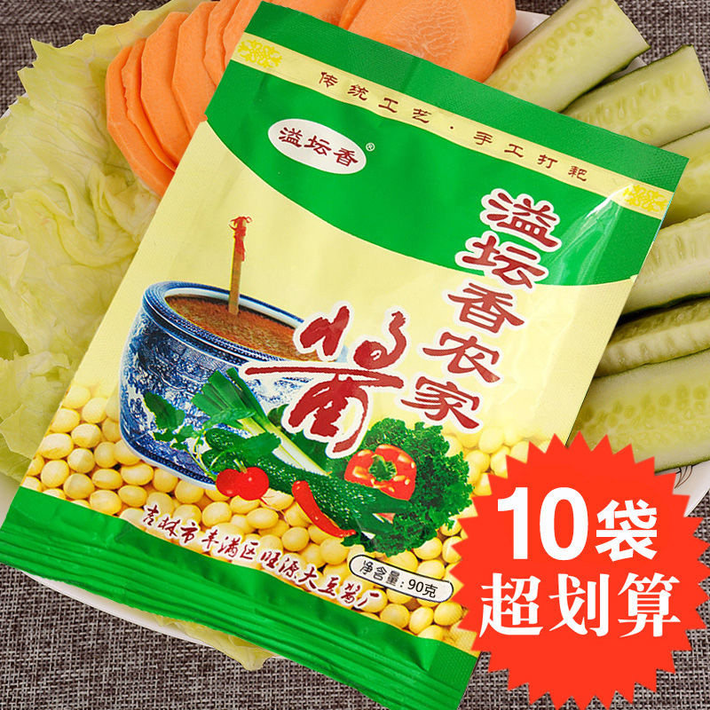 溢坛香农家酱东北大豆酱臭大酱图片