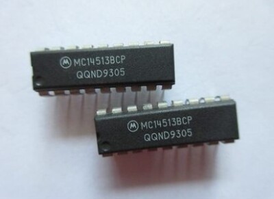 直插cd4513解码芯片ic