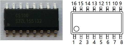 CS100 超声波测距芯片 替代HC-SR04 工业级 宽电压3~5.5V 电子元器件市场 芯片 原图主图