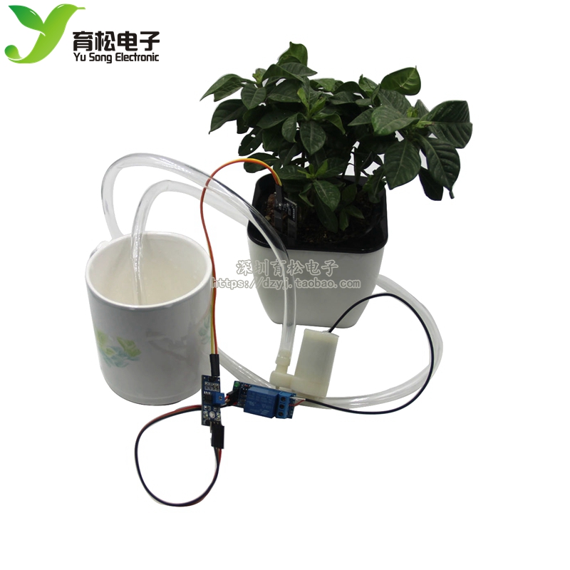 自动浇花水泵灌溉模块DIY