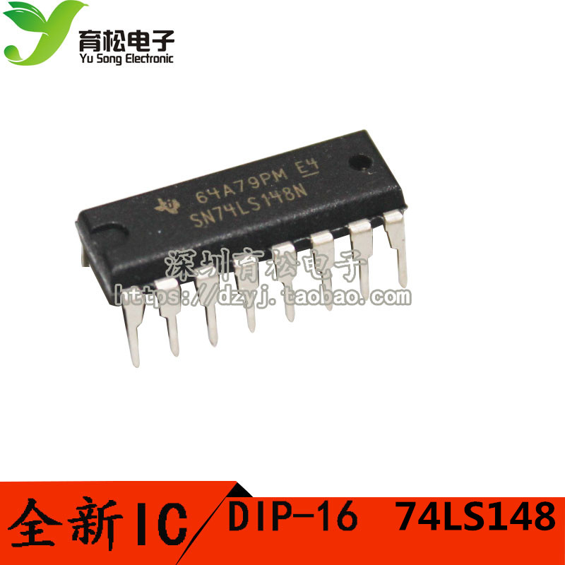 HD74LS148P 74LS148 SN74LS148 逻辑-信号开关DIP-16 芯片