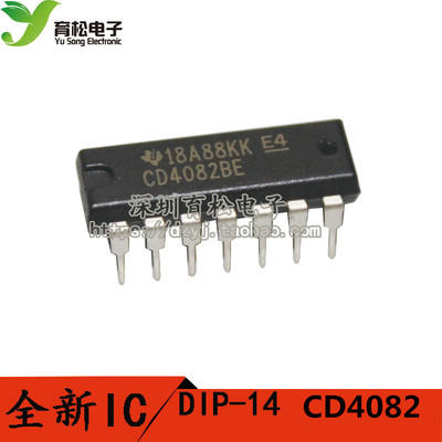 CD4082 CD4082BE DIP-14 双路 4 输入与门