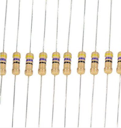 电阻 碳膜电阻 散装 10K 100K 200R 1/4W 四色环0.25W  1000只