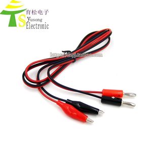 特价 红黑 香蕉插头转鳄鱼夹线 测试线 鳄鱼夹线 香蕉插头线