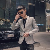 20年春季新款婚礼礼服精神小伙小西服西裤西装套装A328-2022-P165，男装西服套装，星座406