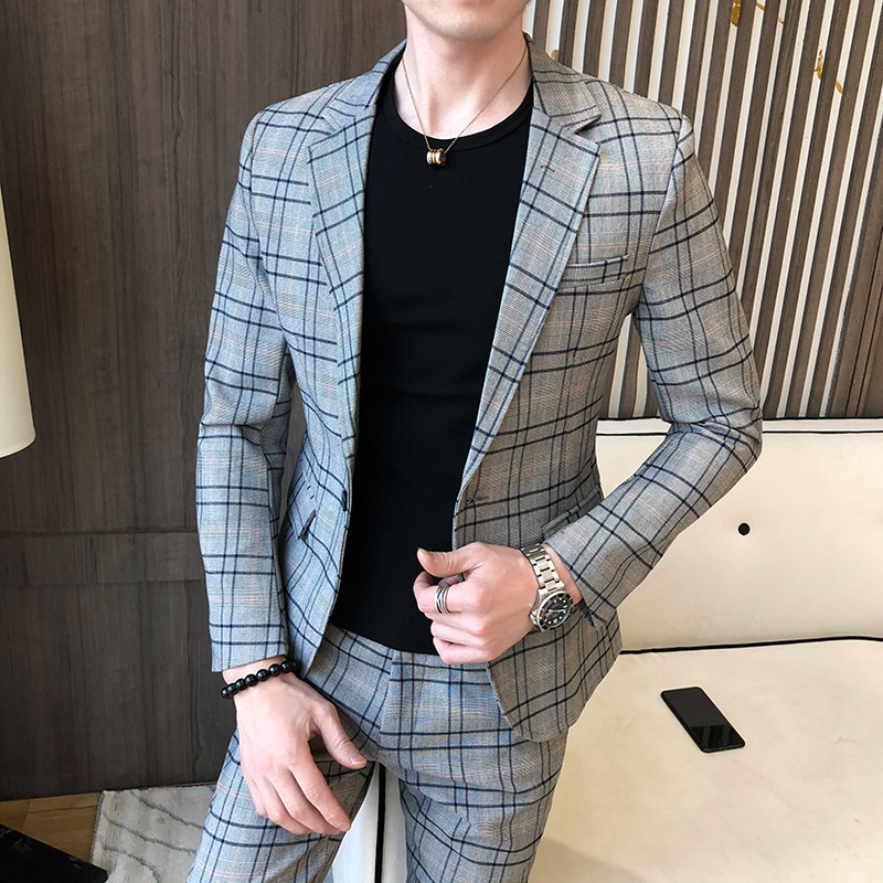 20年春季新款婚礼礼服结婚小西服西裤西装套装 A328-2022-P165图片