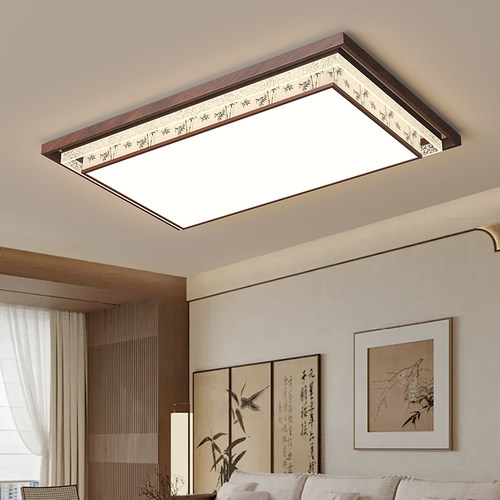 中古风客厅灯2025新款客厅灯宋氏美学卧室灯主卧led吸顶灯护眼