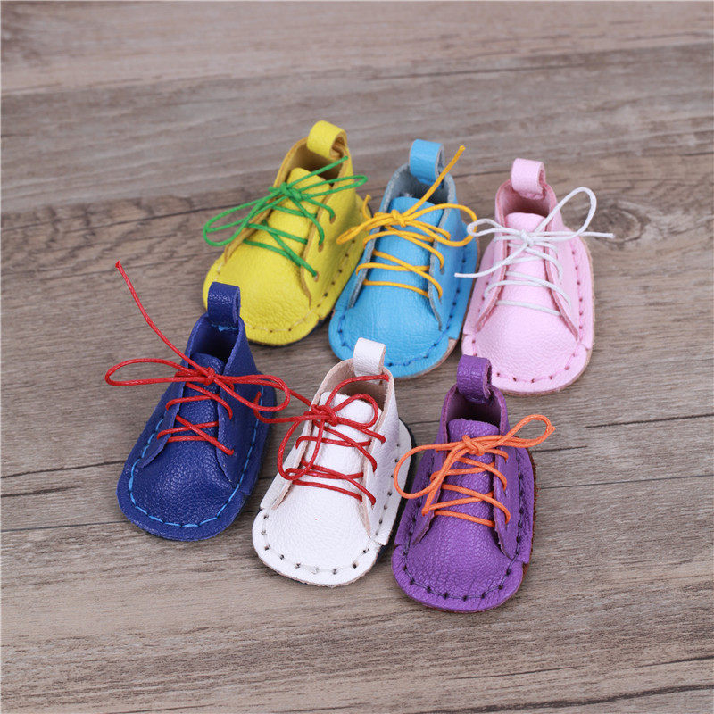 diy手工皮革材料包 头层牛皮小鞋子材料包挂件装饰品 10色可选