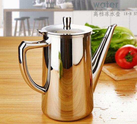 304不锈钢冷水壶酒店耐高温加厚冰水壶大容量凉水壶欧式家用茶壶