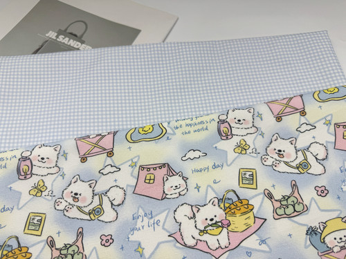 （版权花色）全棉8安帆布高密露营狗狗包包桌布背带裤外套面料