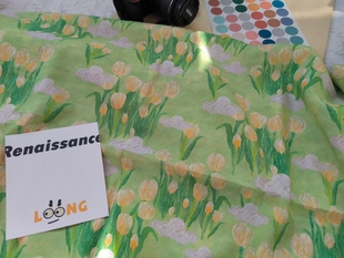 直播福利满20 高密锦棉立体花郁金香婴童手工洛丽塔裙布料 包邮