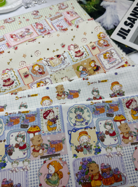 独家版权全棉8安帆布和府绸蓝莓棉花系列包包桌布背带裤外套