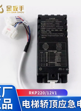 原装RKP220/12V1杭州西奥电梯轿顶应急电源RKP220/12Q XO5249B242